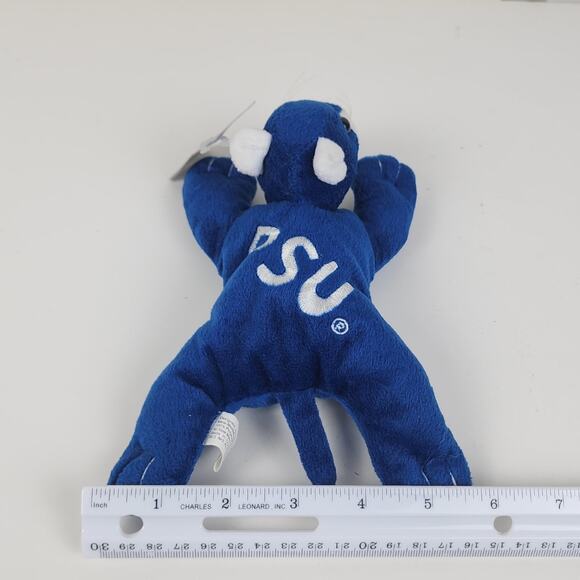 NCAA Penn State Nittany Lion "PSU" Stitched Navy Blue & White Mascot Beanie - Picture 12 of 12